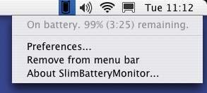 Full titlebar show SlimBatteryMonitor's small size